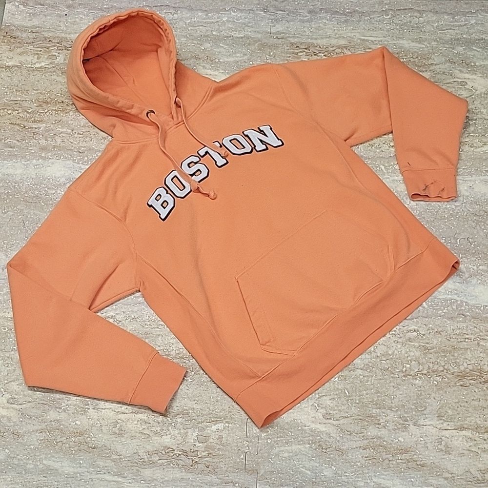 BOSTON MENS THICK COTTON/ POLY HOODIE SIZE LARGE